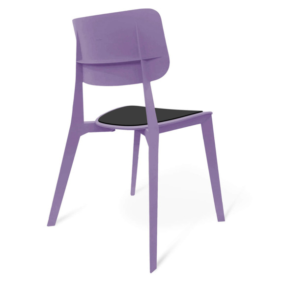 Стул Clap, лаванда, черный - фото 5