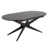 Стол обеденный Parsec, раскладной, черный