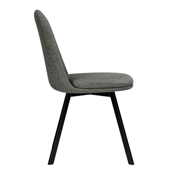 Стул Texas 2 светло-серый поворотный / черный Стул Texas 2 светло-серый поворотный / черный - фото 3