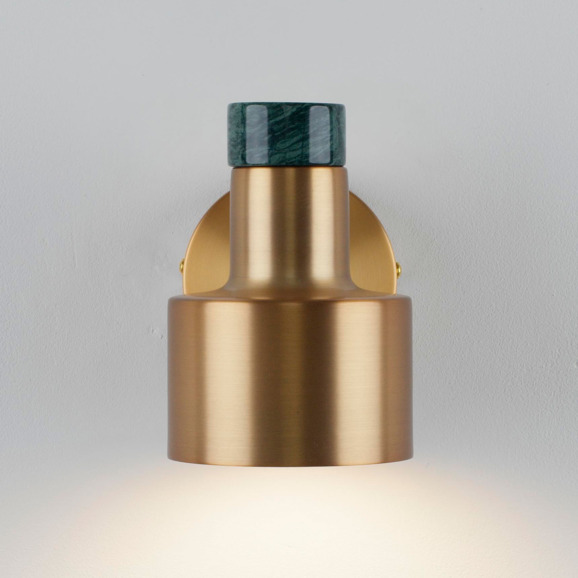 Светильник настенный Ноа Голди, зелёный - фото 3