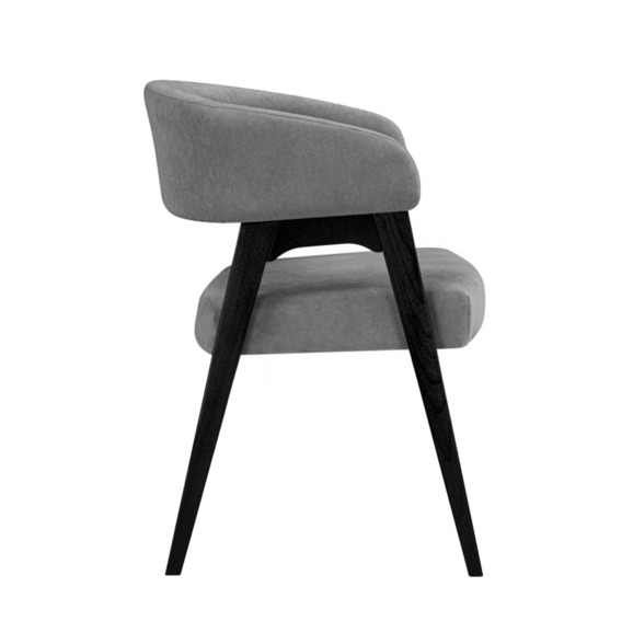 Деревянный стул Невада 1 ткань 234 / черное дерево - фото 3