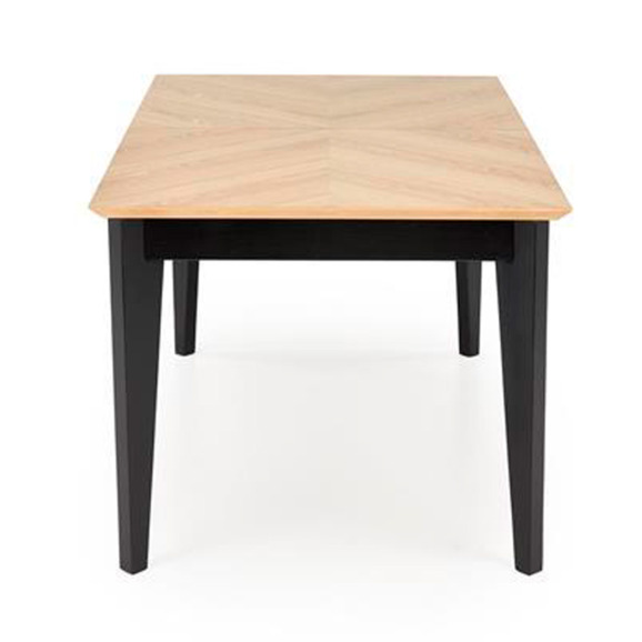 Стол обеденный Comet, раскладной, дуб, черный - фото 4