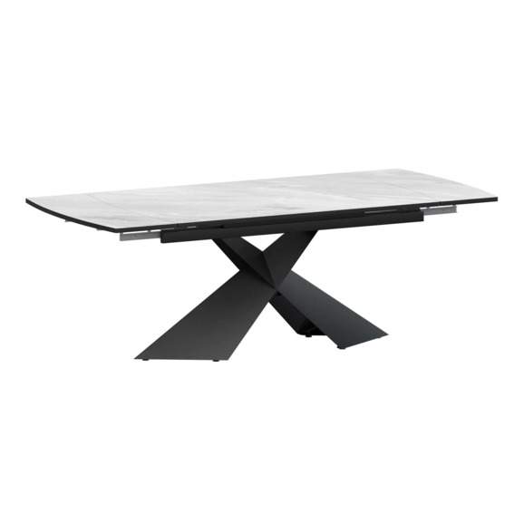 Стол раздвижной Моден 1400х800+300, лавант, черный муар - фото 1