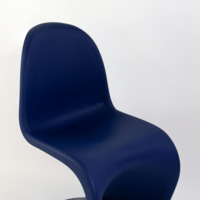 Кресло Колд, синий матовый