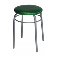 Фотография Табурет Luden, каркас серебро, зеленый от производителя ChiedoCover, картинка продукции, реальное фото товара Настоящее фото товара Табурет Luden, каркас серебро, зеленый, произведённого компанией ChiedoCover