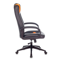 Фотография товара Кресло игровое TopChairs ST-CYBER 8, черный/ оранжевый экокожа, крестовина пластик от компании ChiedoCover.