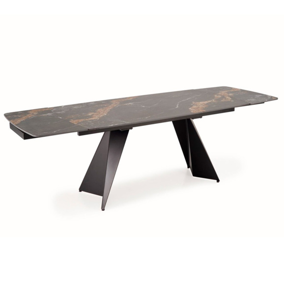 Стол обеденный Chevron, черный мрамор, черный - фото 2