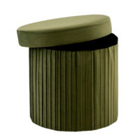 Фотография товара Пуф складной с ящиком Store Round травяной от компании ChiedoCover.
