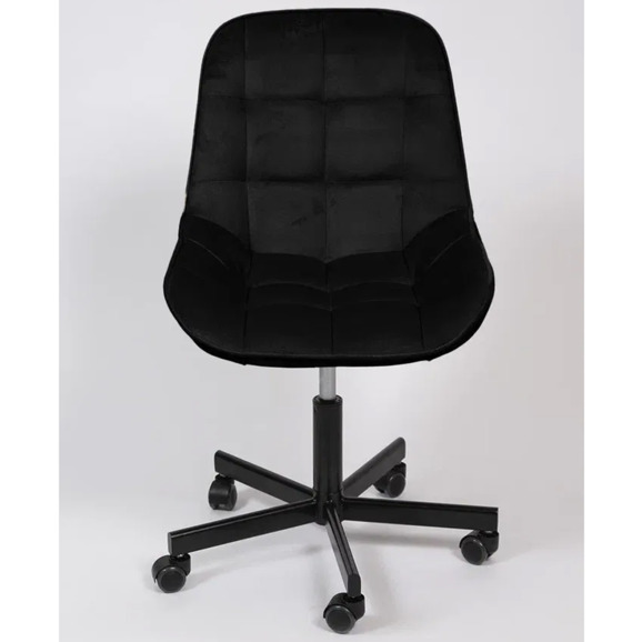 Стул Мускус, пятилучие, велюр, черный - фото 2