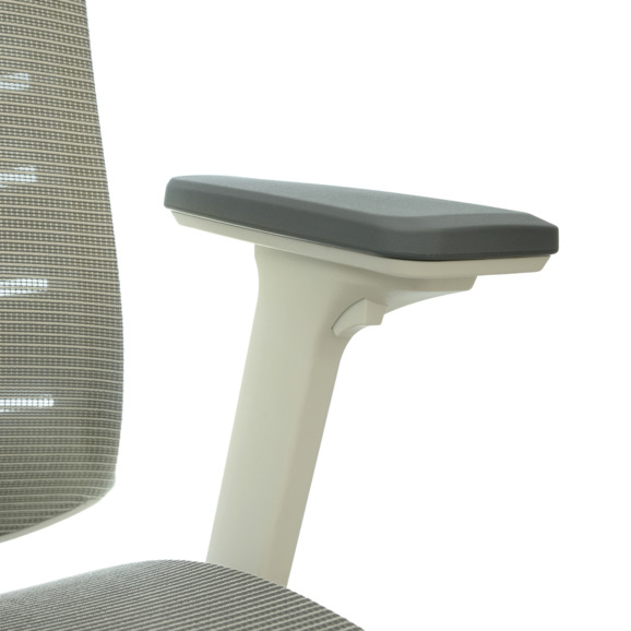 Офисное поворотное кресло Sparx ft-1 raze plus white / grey, mesh, светло-серый - фото 6