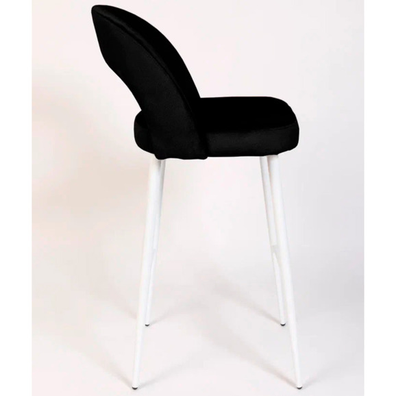 Стул Пиннате, барный, черный, белый, велюр - фото 7