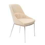 Фотография товара Кресло Этна бежевое, основание хром от компании ChiedoCover.