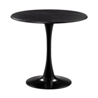 Настоящее фото товара Тулип 90х73 мрамор черный / черный, произведённого компанией ChiedoCover