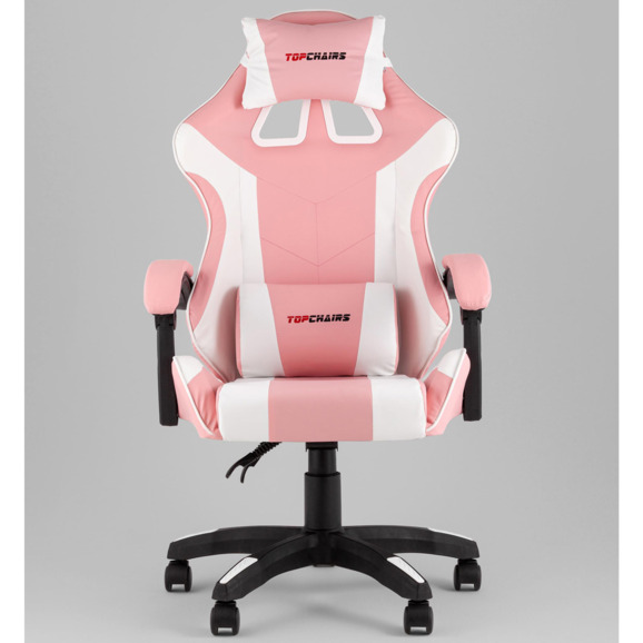 Кресло спортивное TopChairs MG-7035 розово-белый - фото 2