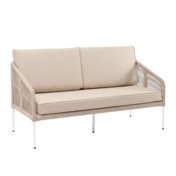 Фотография товара Канны диван 2-местный плетеный из роупа, бежевый от компании ChiedoCover.