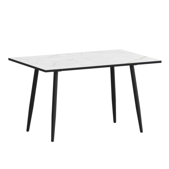 Стол нераздвижной Бетти 1200, азул, черный муар - фото 1