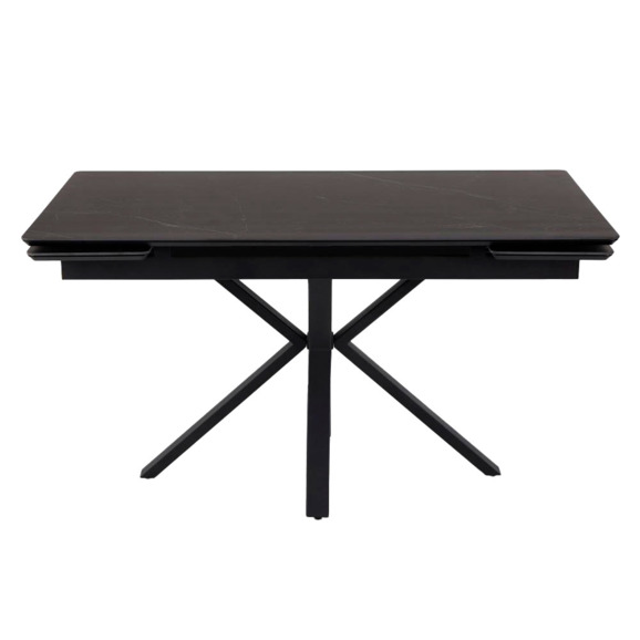 Керамический стол Старлайт 140 (200) х 80 shakespeare black / черный - фото 2