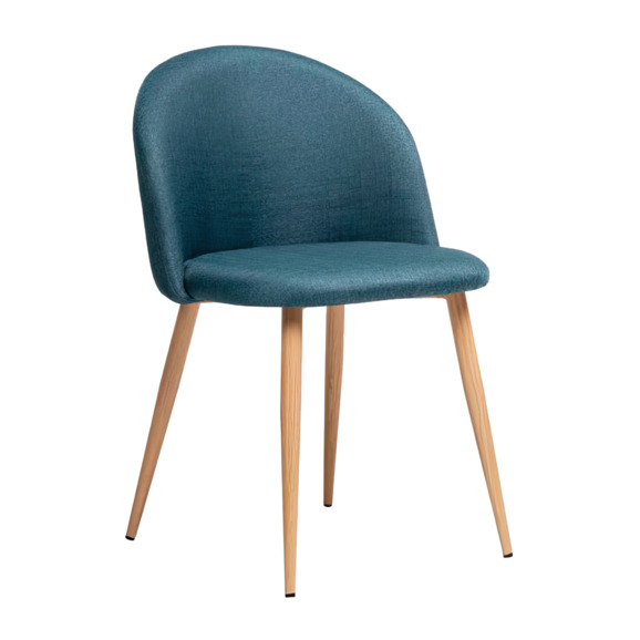 Стул Aldo blue / wood - фото 1
