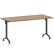 Фотография товара Стол мобильный складной дуб сафари, антрацит, 25 мм, 160*70 от компании ChiedoCover.