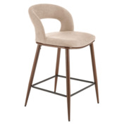 Фотография товара Стул барный Rend, бежевый, орех от компании ChiedoCover.