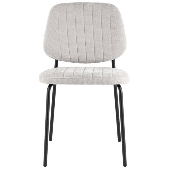 Стул обеденный Patrys, светло-серый, шенилл - фото 2