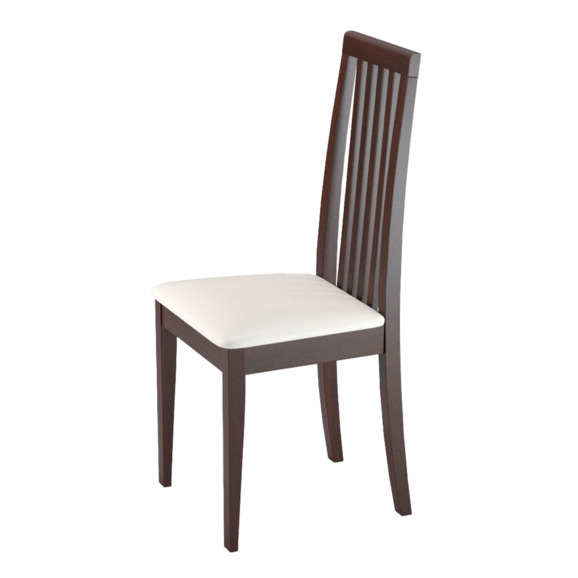 Стул Орион РН, венге, экокожа белая матовая - фото 2