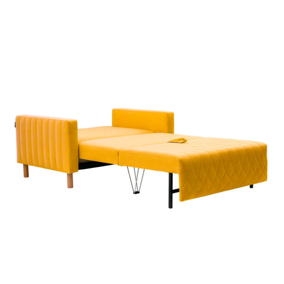 Диван-кровать Митчел Лео 122, желтый - фото 5