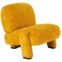 Настоящее фото товара Кресло Orli, желтый, черный, произведённого компанией ChiedoCover