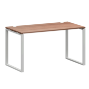 Фотография товара Стол на металлокаркасе, темный шимо, белый, 120*60*76 от компании ChiedoCover.