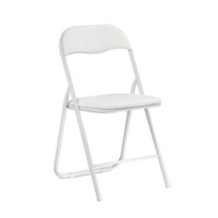 Фотография Стул на металлокаркасе Fold 1 складной white / white от производителя ChiedoCover, картинка продукции, реальное фото товара Настоящее фото товара Стул на металлокаркасе Fold 1 складной white / white, произведённого компанией ChiedoCover