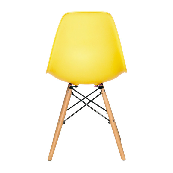 Стул Eames желтый - фото 4