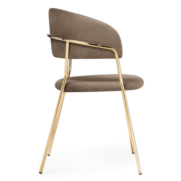 Стул Kamelia cappuccino / gold - фото 3