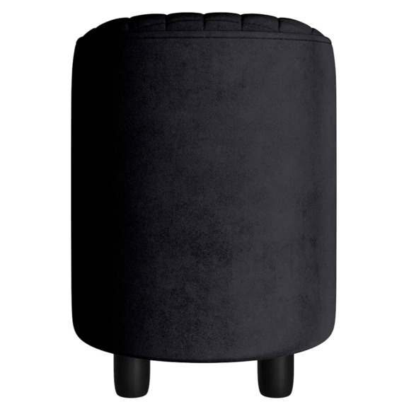 Пуф Тепал, велюр, черный - фото 2