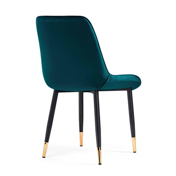 Стул Seda 1 green / gold / black - фото 4