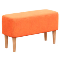 Настоящее фото товара Банкетка Satori, оранжевый, произведённого компанией ChiedoCover