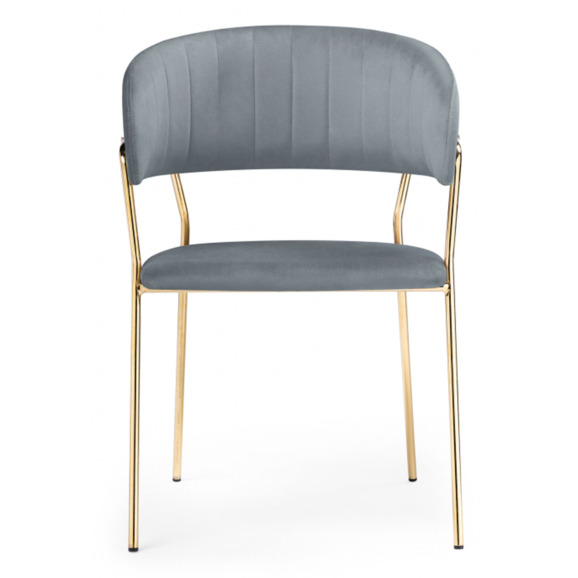 Стул Kamelia gray / gold - фото 2