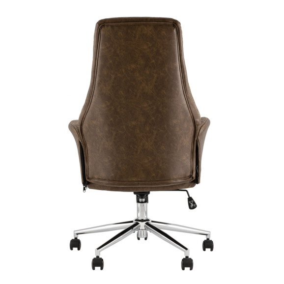 Кресло офисное Neo, коричневый, экокожа, ткань Кресло офисное Neo, коричневый, экокожа, ткань - фото 4