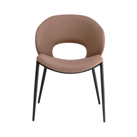 Стул Вивьен, экокожа, светло-коричневый Стул Вивьен, экокожа, светло-коричневый - фото 6