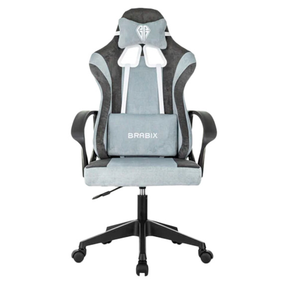 Кресло компьютерное Pulse, серый, светло-голубой - фото 2