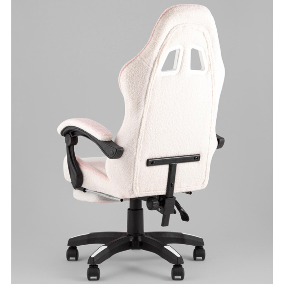 Кресло спортивное TopChairs MG-7019 букле бело-розовый Кресло спортивное TopChairs MG-7019 букле бело-розовый - фото 4