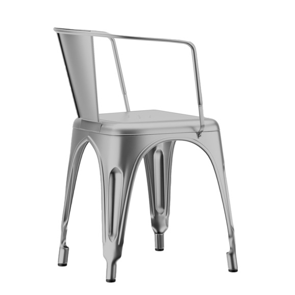 Кресло Tolix, серебрянный - фото 4