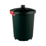 Фотография товара Бак круглый с крышкой 105 л, темно-зеленый от компании ChiedoCover.