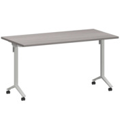 Фотография товара Стол мобильный складной лиственница, белый, 25 мм, 140*70 от компании ChiedoCover.