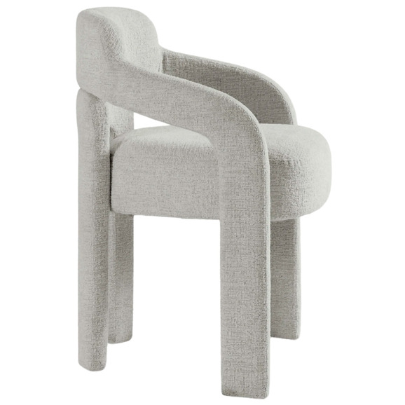 Стул Avella, светло-серый, шенилл - фото 3