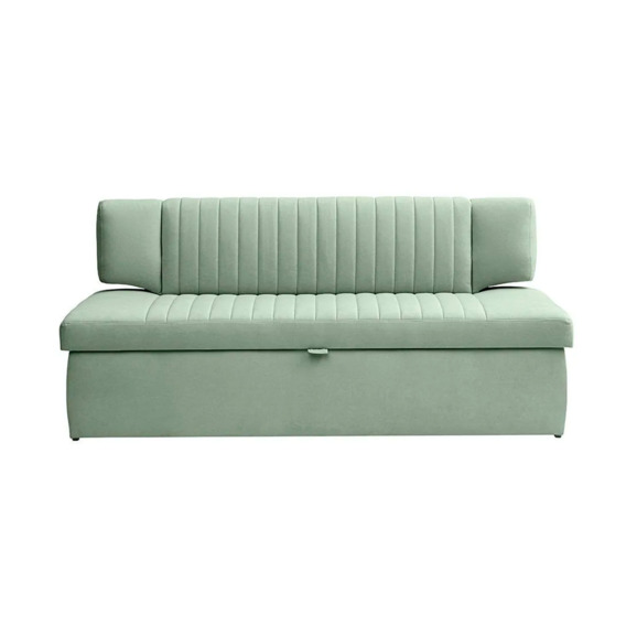 Диван для кухни Стронго 168, светло-зеленый - фото 4