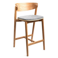 Настоящее фото товара Стул деревянный полубарный Блум, произведённого компанией ChiedoCover