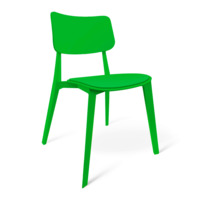 Настоящее фото товара Стул пластиковый Байкит, зеленый, произведённого компанией ChiedoCover