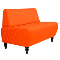 Фотография Диван Лотик, экокожа, оранжевый от производителя ChiedoCover, картинка продукции, реальное фото товара Настоящее фото товара Диван Лотик, экокожа, оранжевый, произведённого компанией ChiedoCover