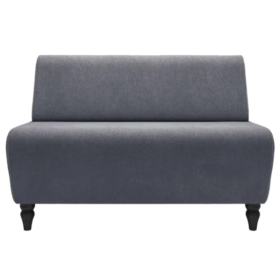 Диван Лотик, велюр, темно-серый - фото 2