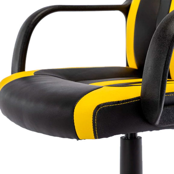 Кресло компьютерное Cartel, черный, желтый Кресло компьютерное Cartel, черный, желтый - фото 9